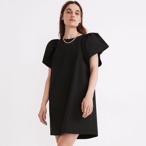 Madewell - Poplin Flutter Sleeve Shift Dress